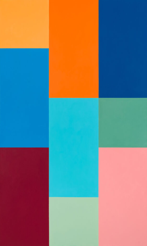 Serie Monumento nº10, 2024, óleo sobre tela, 150 x 90 cm