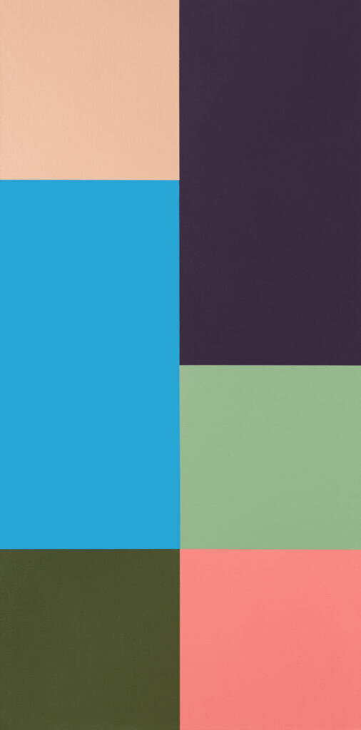 Serie Monumento nº7, 2023, acrílico sobre tela, 120 x 60 cm