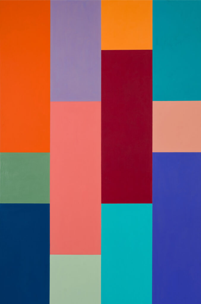 Serie Monumentos nº12, 2025, óleo sobre tela, 150 x 100 cm